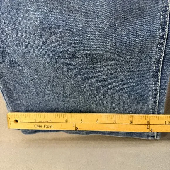 Juicy Couture Jeans Women's 7/28 Blue Lunita Wide Leg Rhinestone Logo Flare NWT - Picture 13 of 14